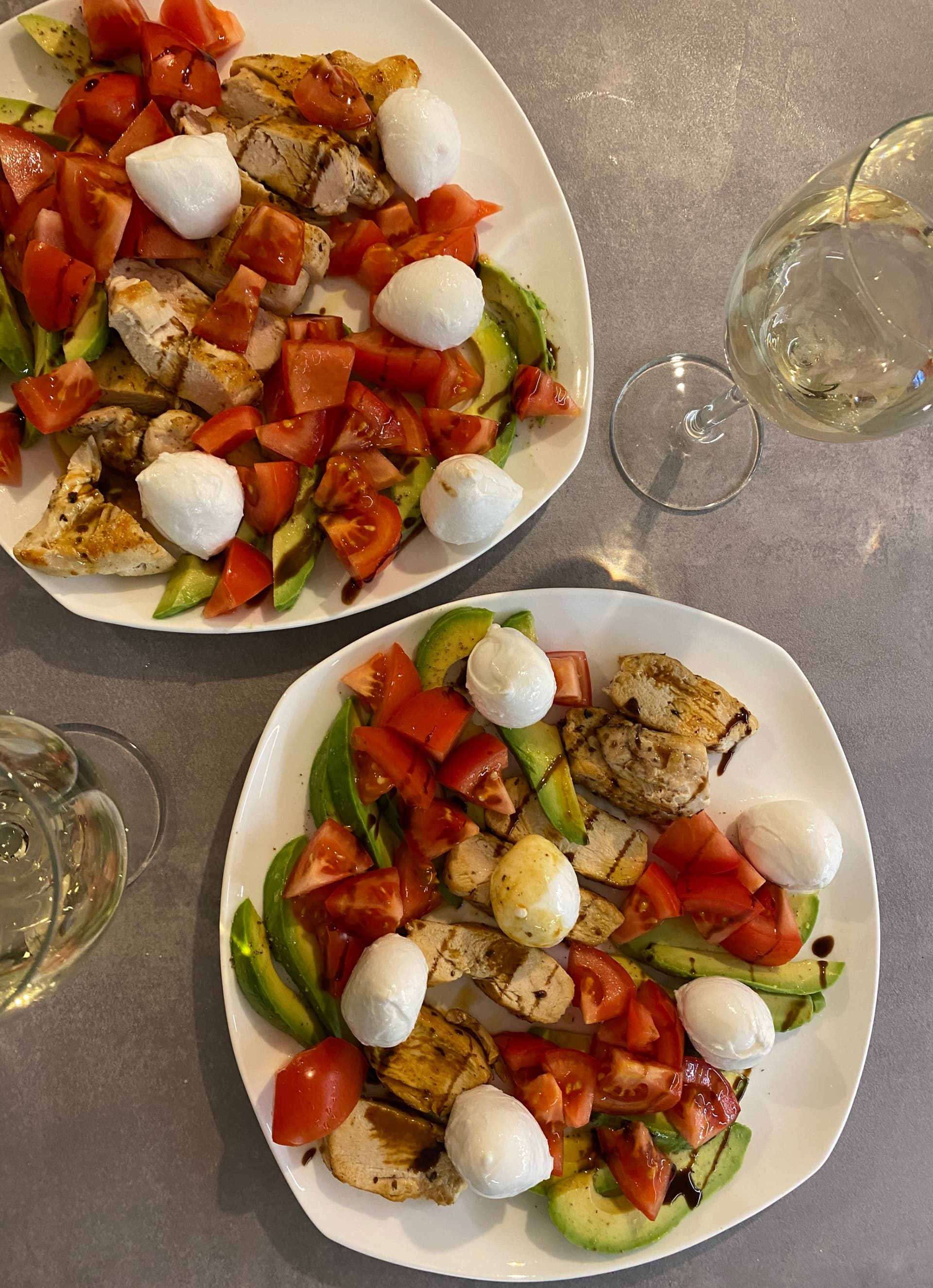 Image for Chicken Bites with Avocado Caprese Salad