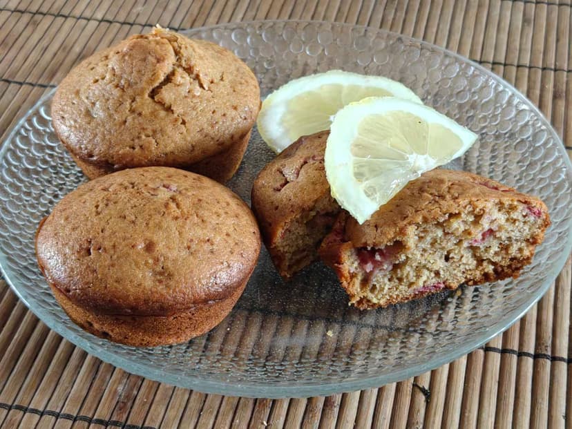 Zitronen-Muffins mit Himbeeren Rocely Rezept