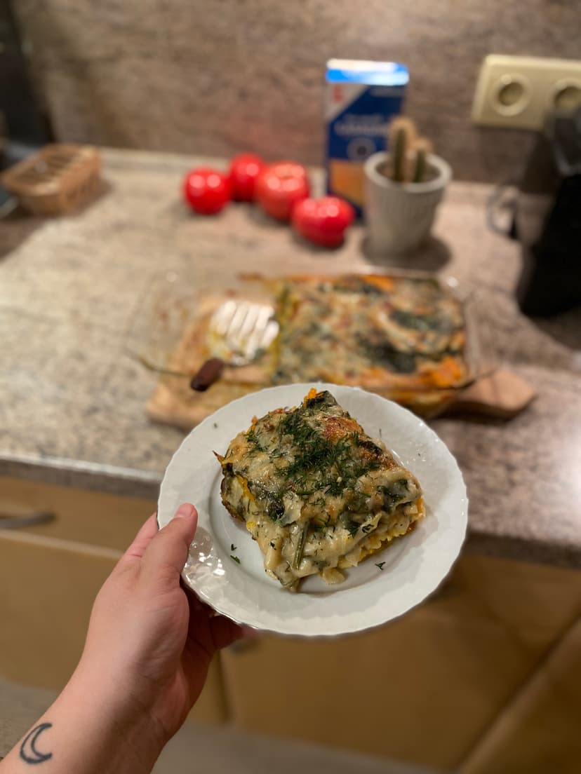 Lachs-Kürbis-Lasagne Rocely Rezept