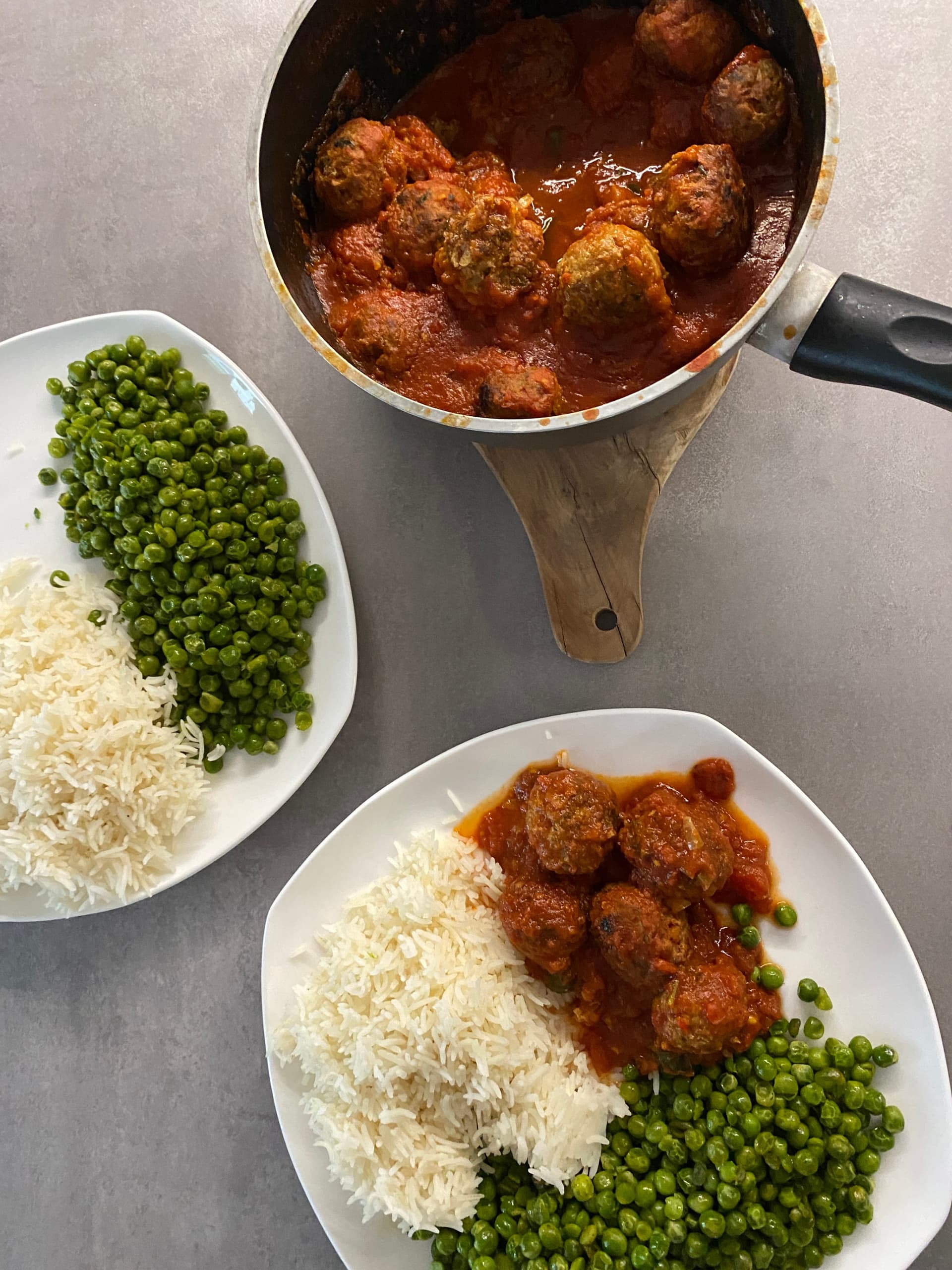 Image for Meatballs with Tomato Sauce and Rice
