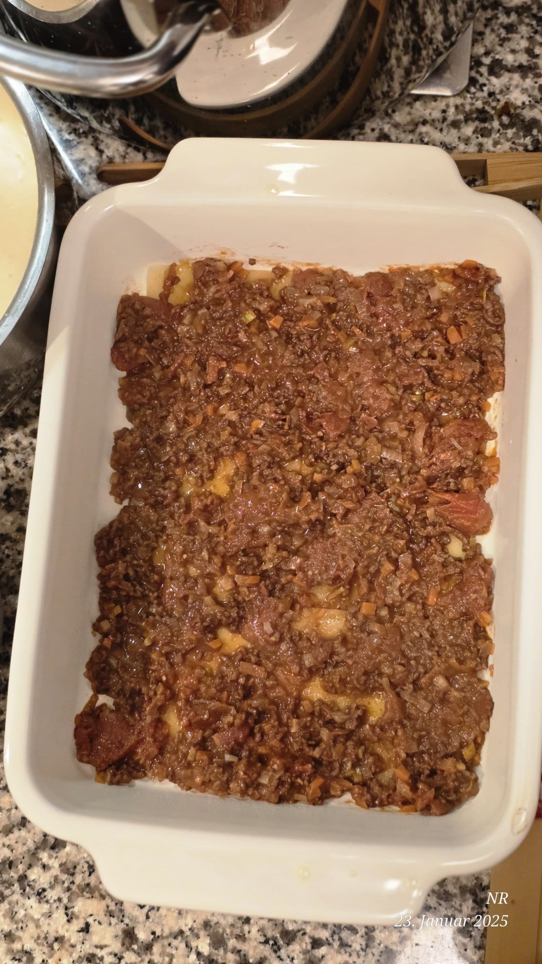 Lasagne ze świeżymi pomidorami San Marzano Recipe Image