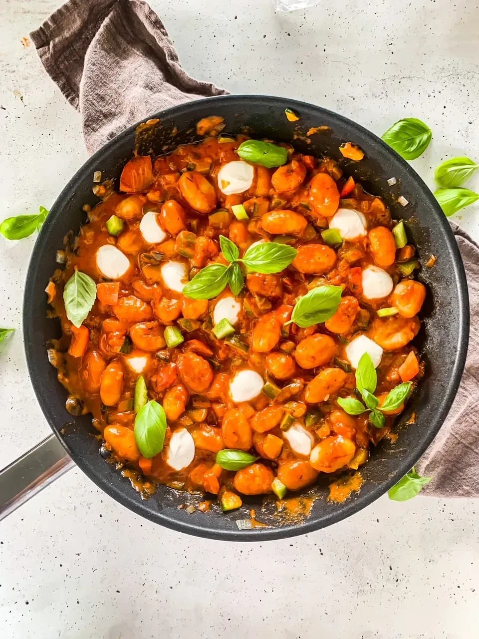 Bild für Gnocchi Pfanne mit Ratatouille Gemüse