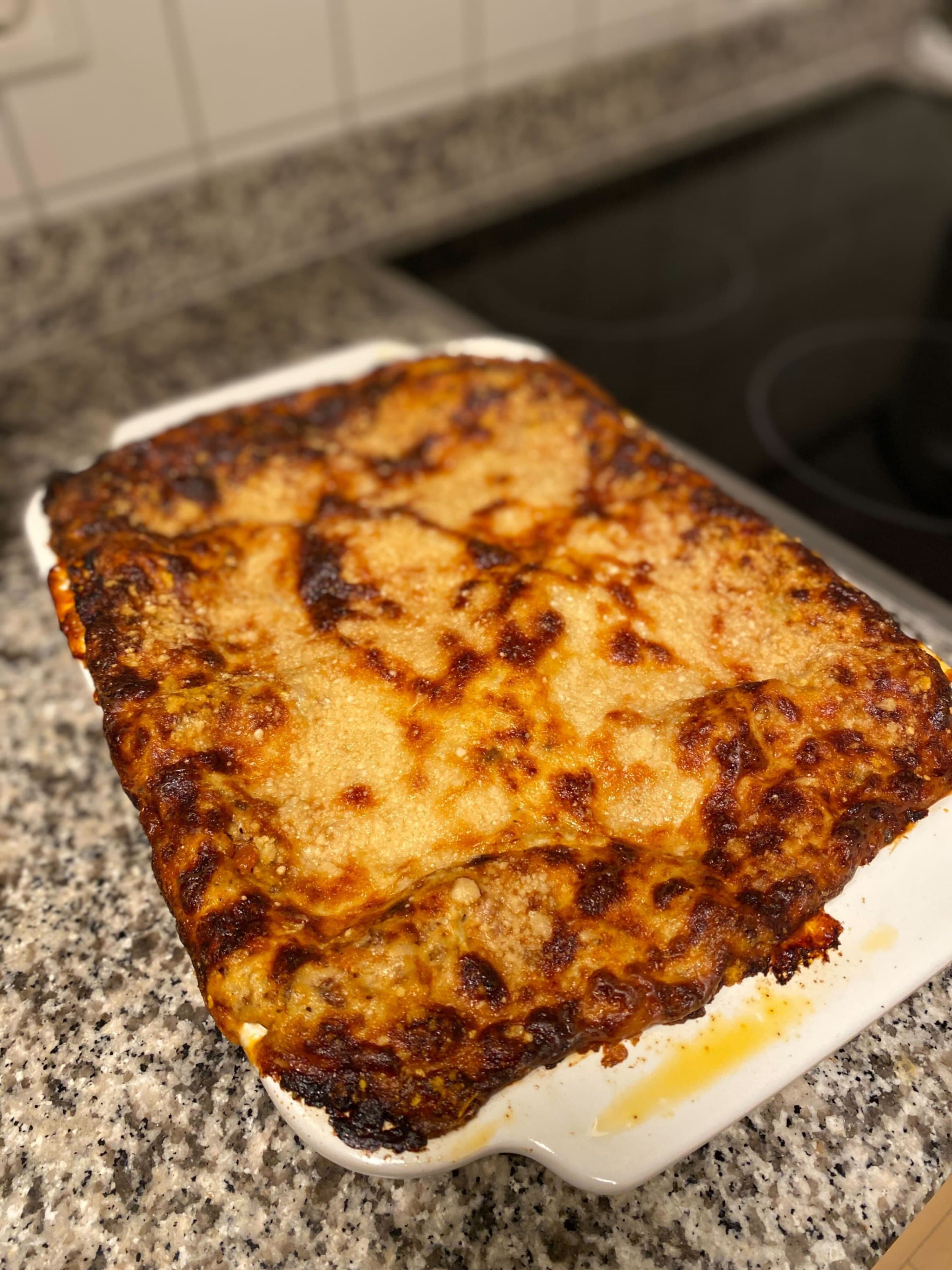 Lasagne ze świeżymi pomidorami San Marzano Recipe Image