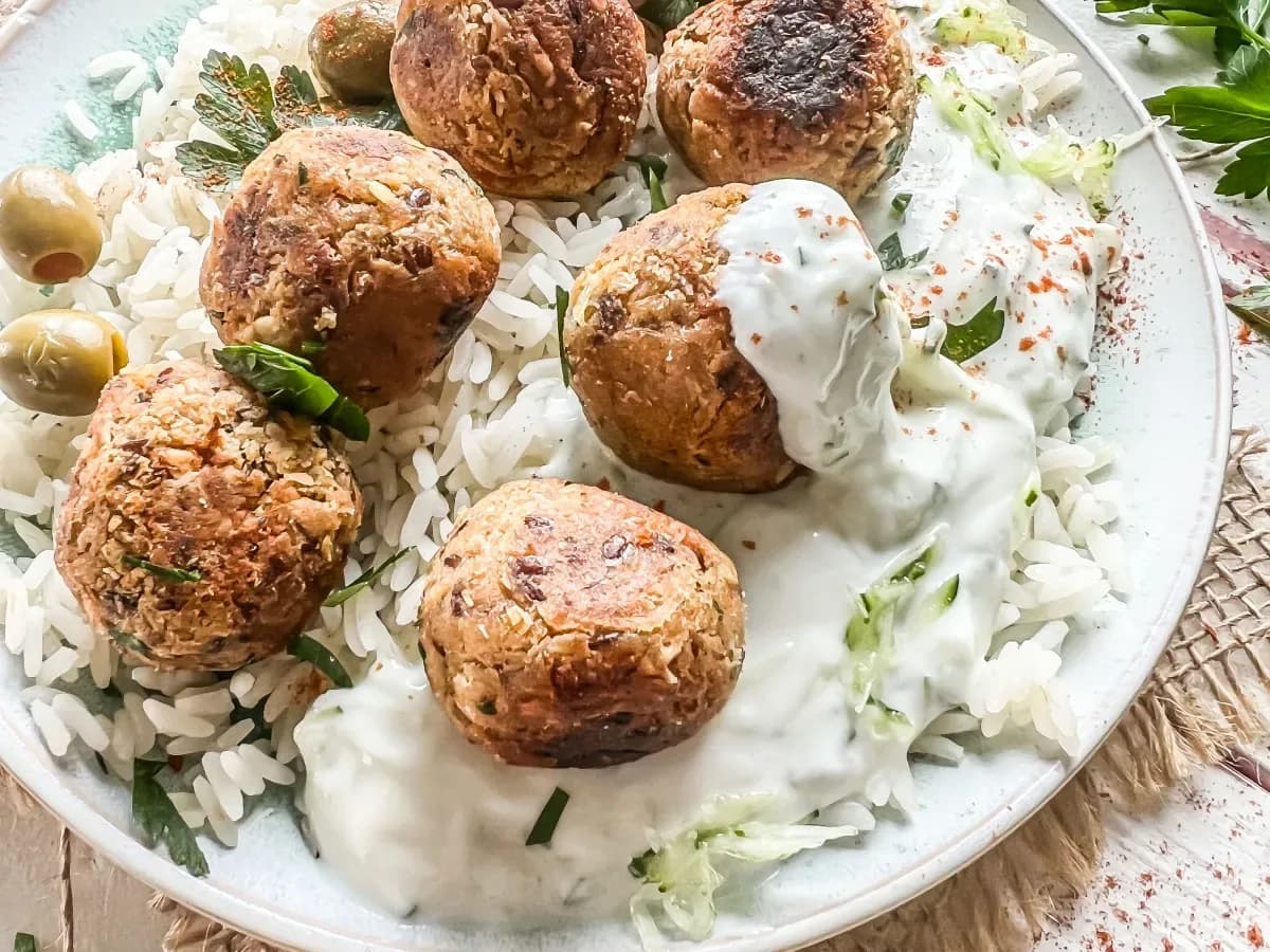 Bild für Vegetarische Hackbällchen nach griechischer Art
