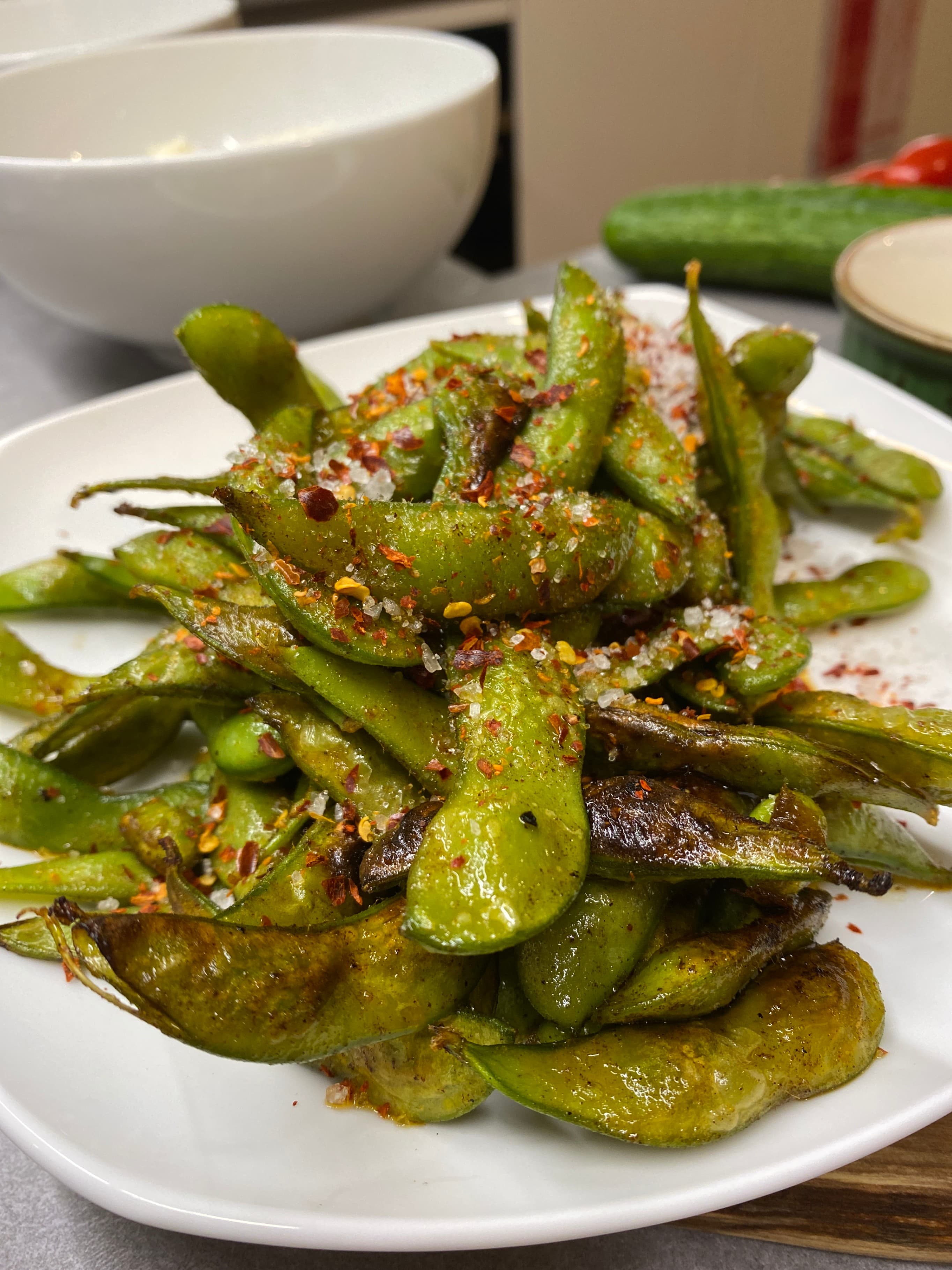 Imagen de la receta Bol de Sushi con Camarones y Edamame
