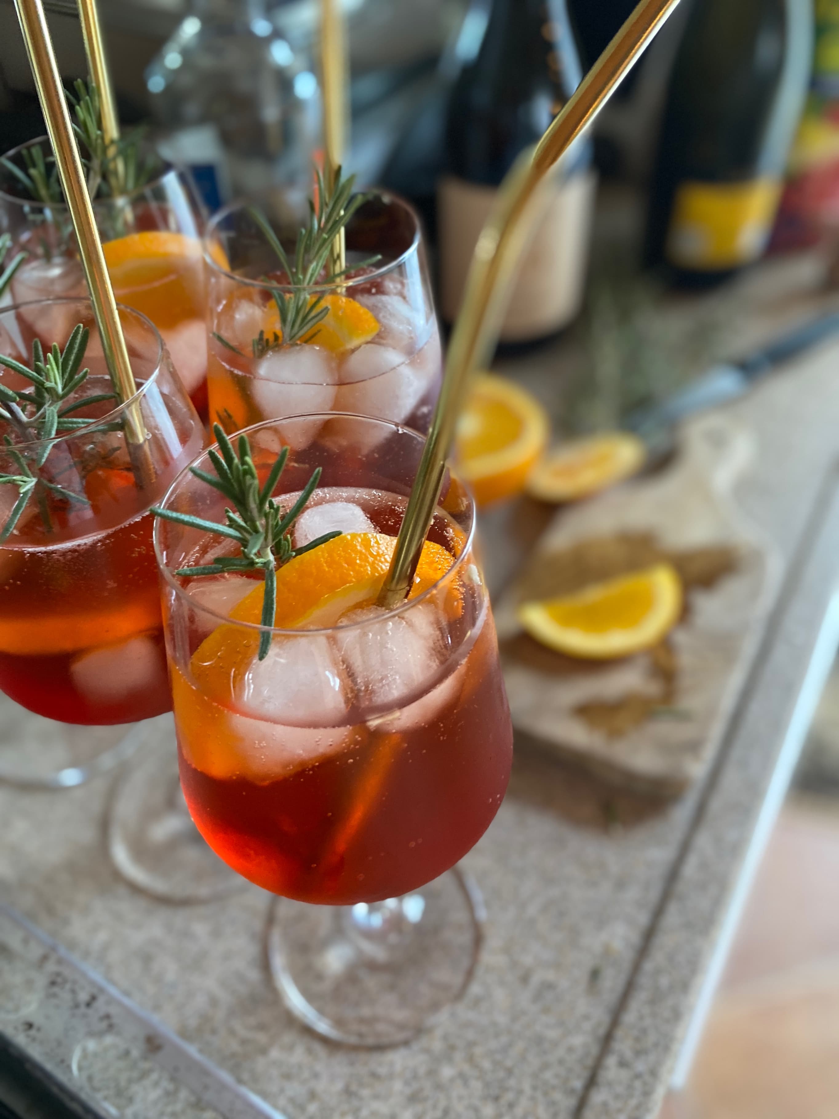 Aperol Holiday Spritz Recipe Image