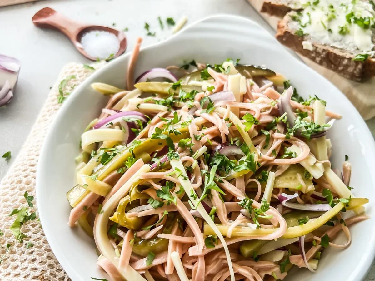 Bild für Vegetarischer Fleischsalat