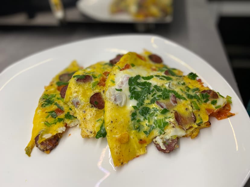 Przepis Rocely użytkownika Omlet z Cabanossi