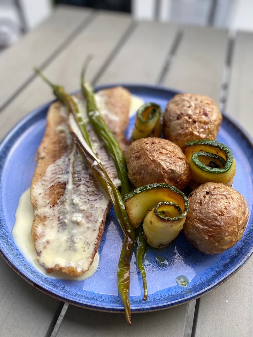 Pangasiusfilet met Citroensaus en Gegrilde Groenten Rocely Recept