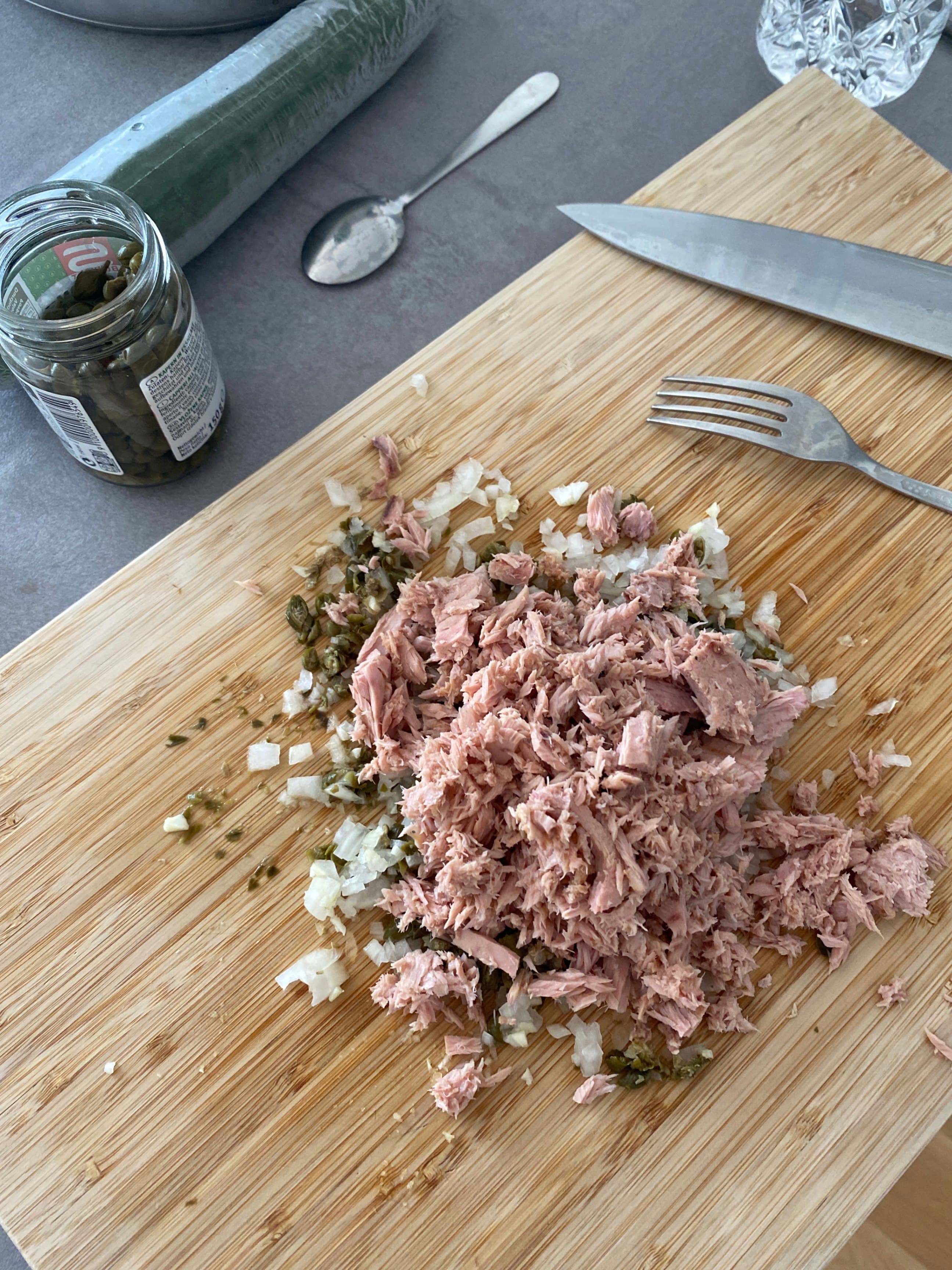 Komkommer Tonijn Sandwich Recipe Image