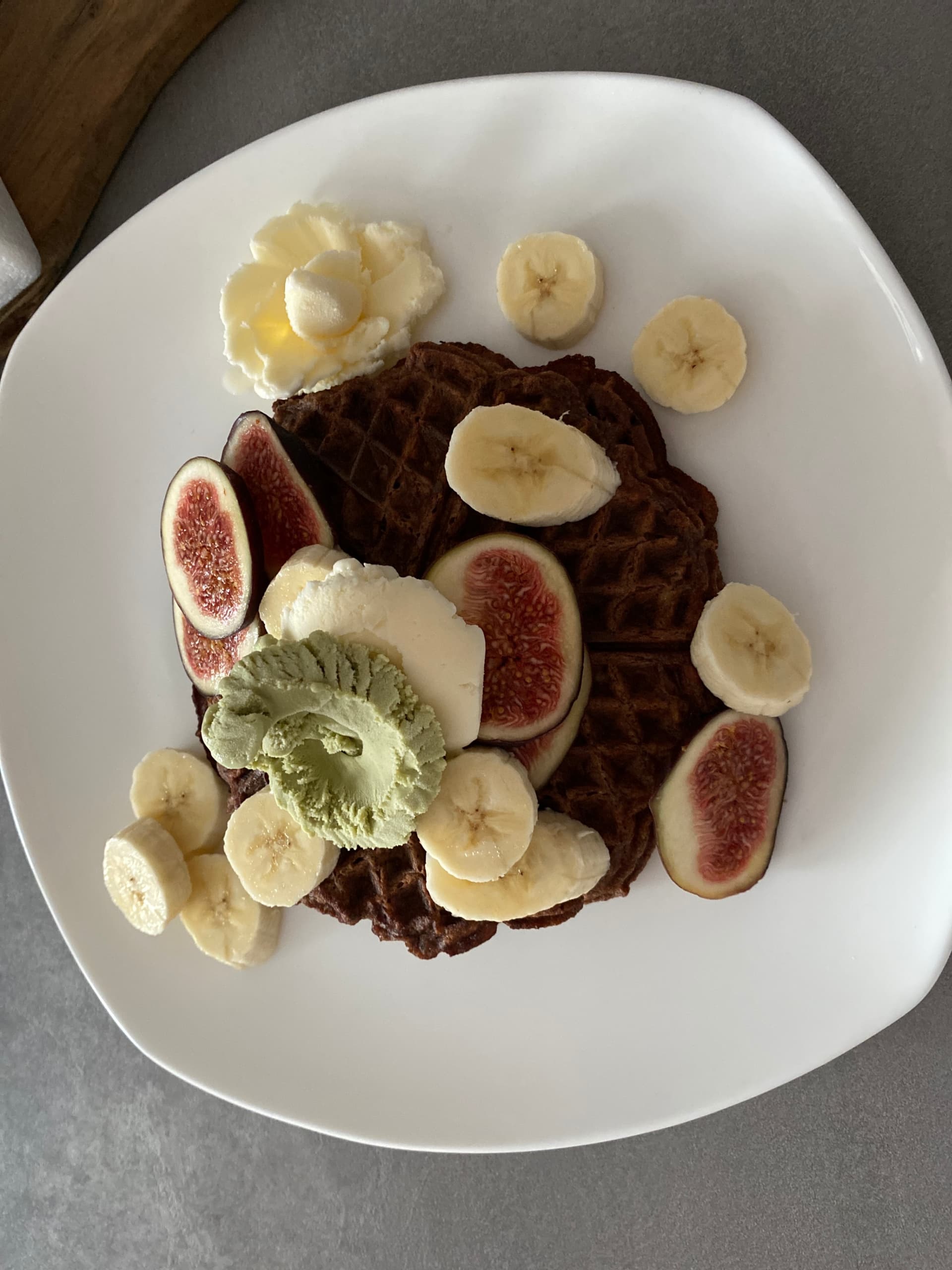 Image for Protein Waffles with Banana and Cocoa