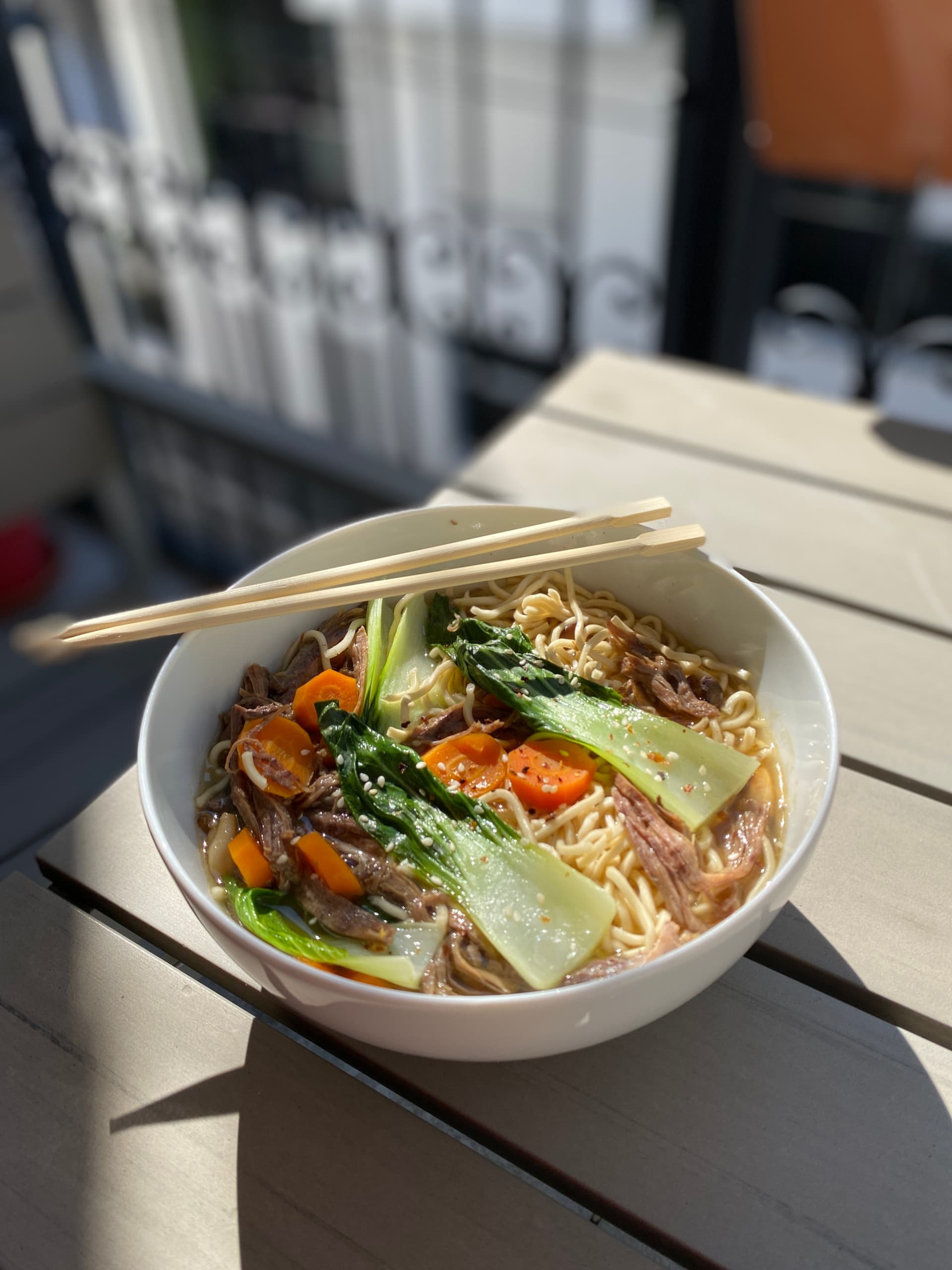 Image for Ramen with Bok Choy and Pulled Beef