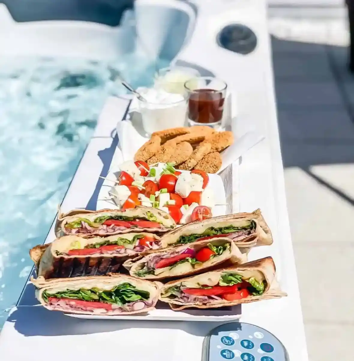 Bild für Gegrillte Tortilla-Päckchen