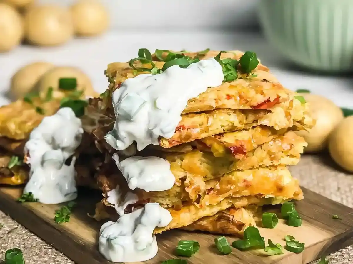 Bild für Vegetarische Kartoffelpizza