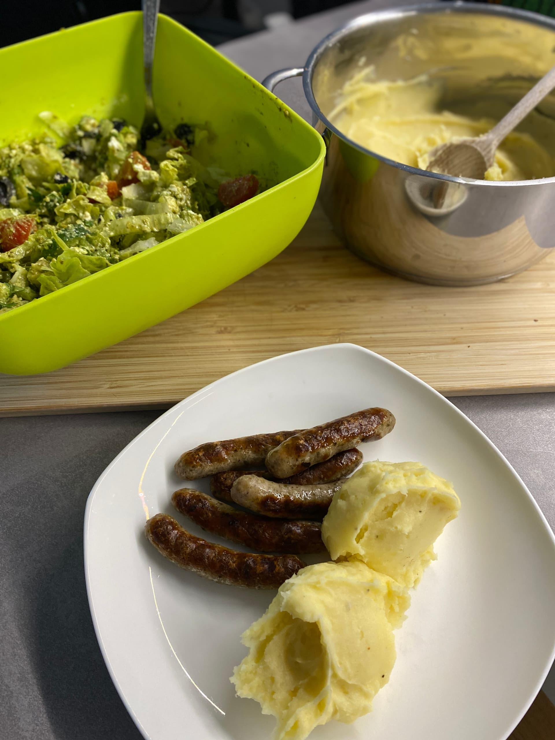 Image for Bavarian Sausages with Mashed Potatoes