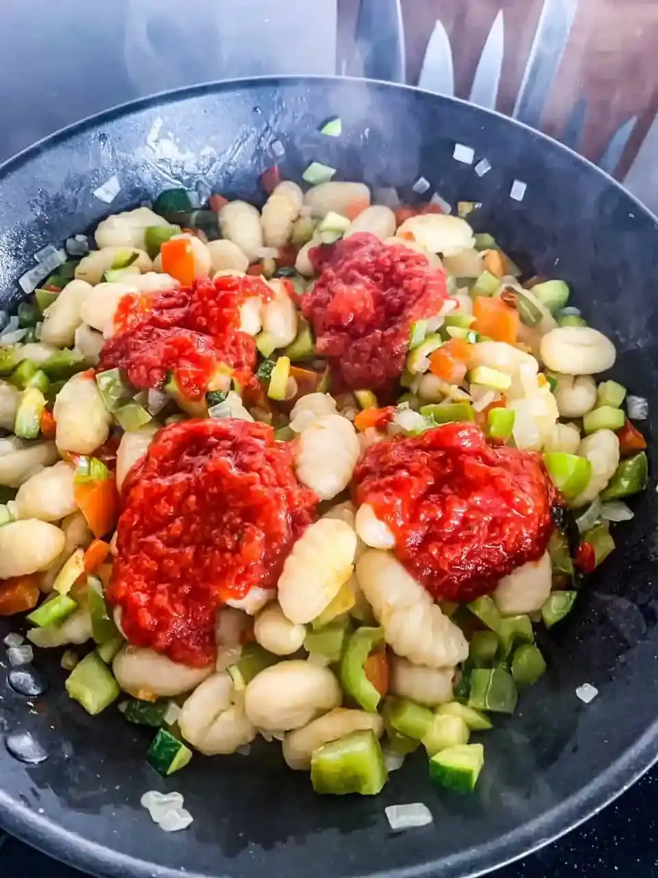 Bild für Gnocchi Pfanne mit Ratatouille Gemüse