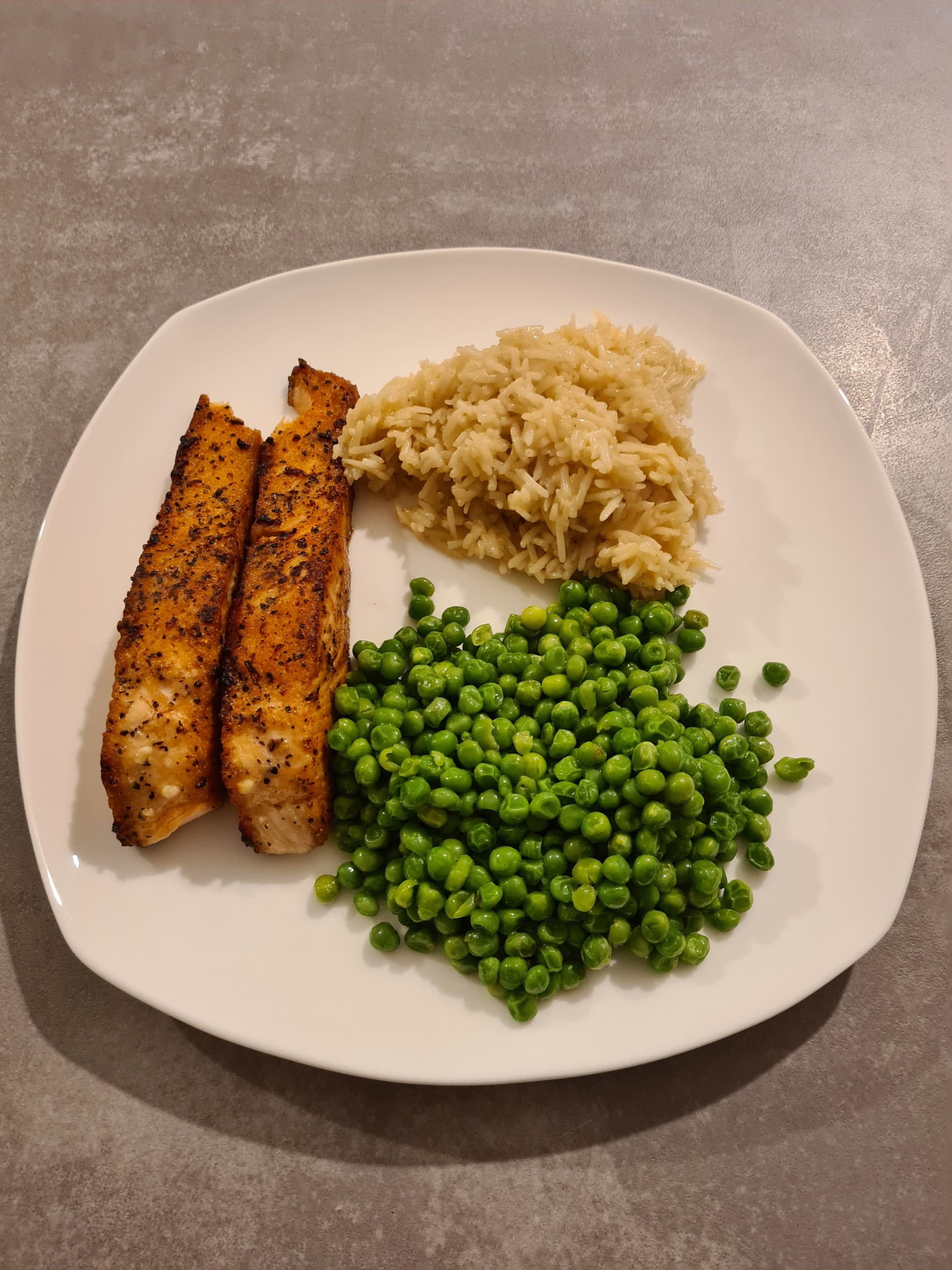 Image for Salmon Rice and Peas