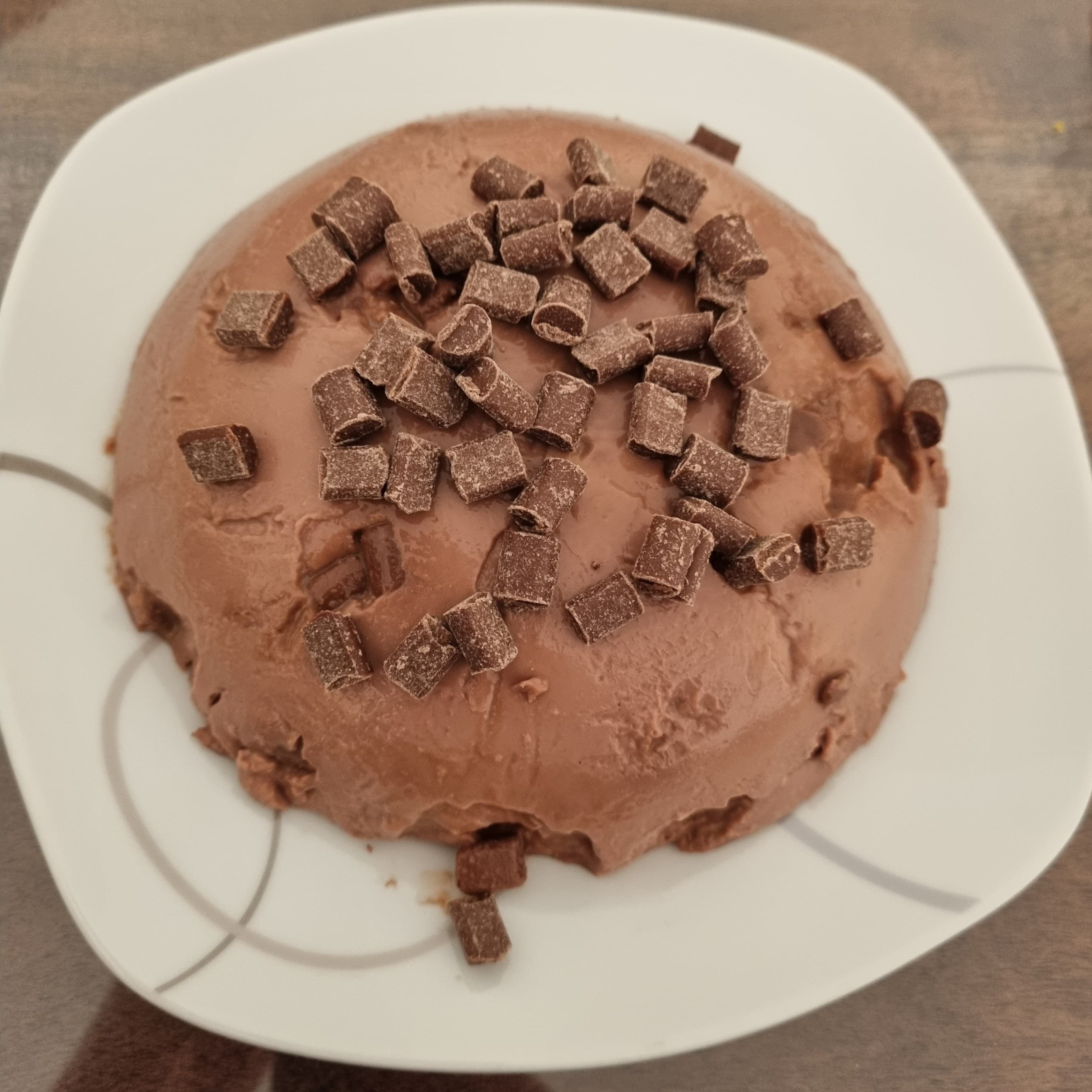Cremiger Sahne-Schokopudding Recipe Image