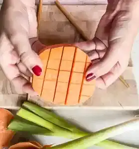 Bild für Süßkartoffeltaler mit Feta-Dip