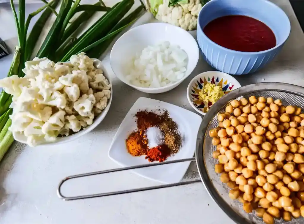 Bild für Kichererbsencurry mit Blumenkohl