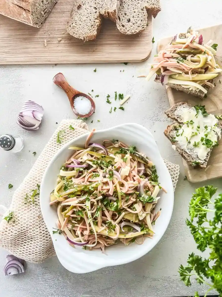 Bild für Vegetarischer Fleischsalat