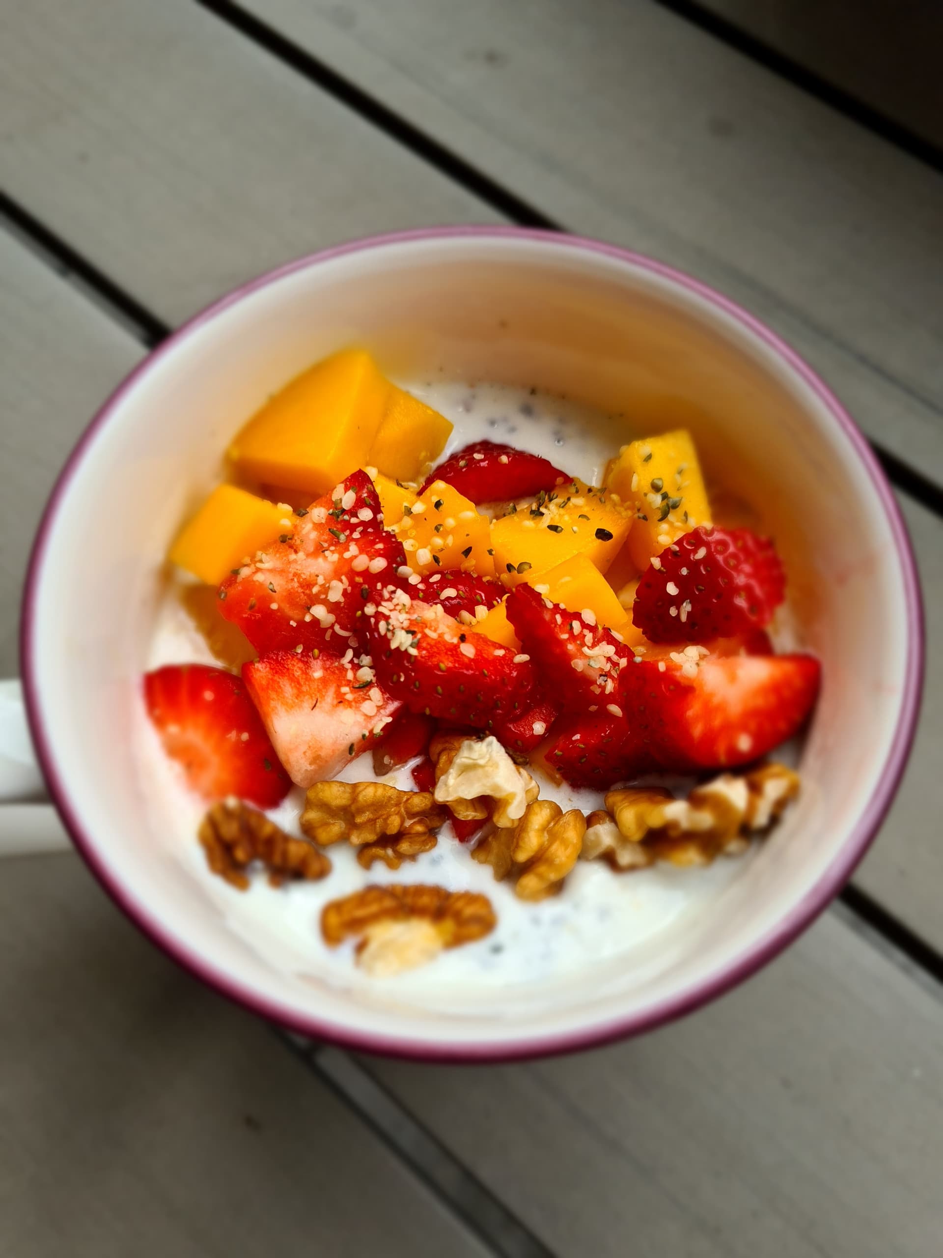 Image for Strawberry Mango Chia Yoghurt