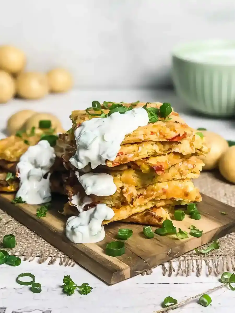 Bild für Vegetarische Kartoffelpizza