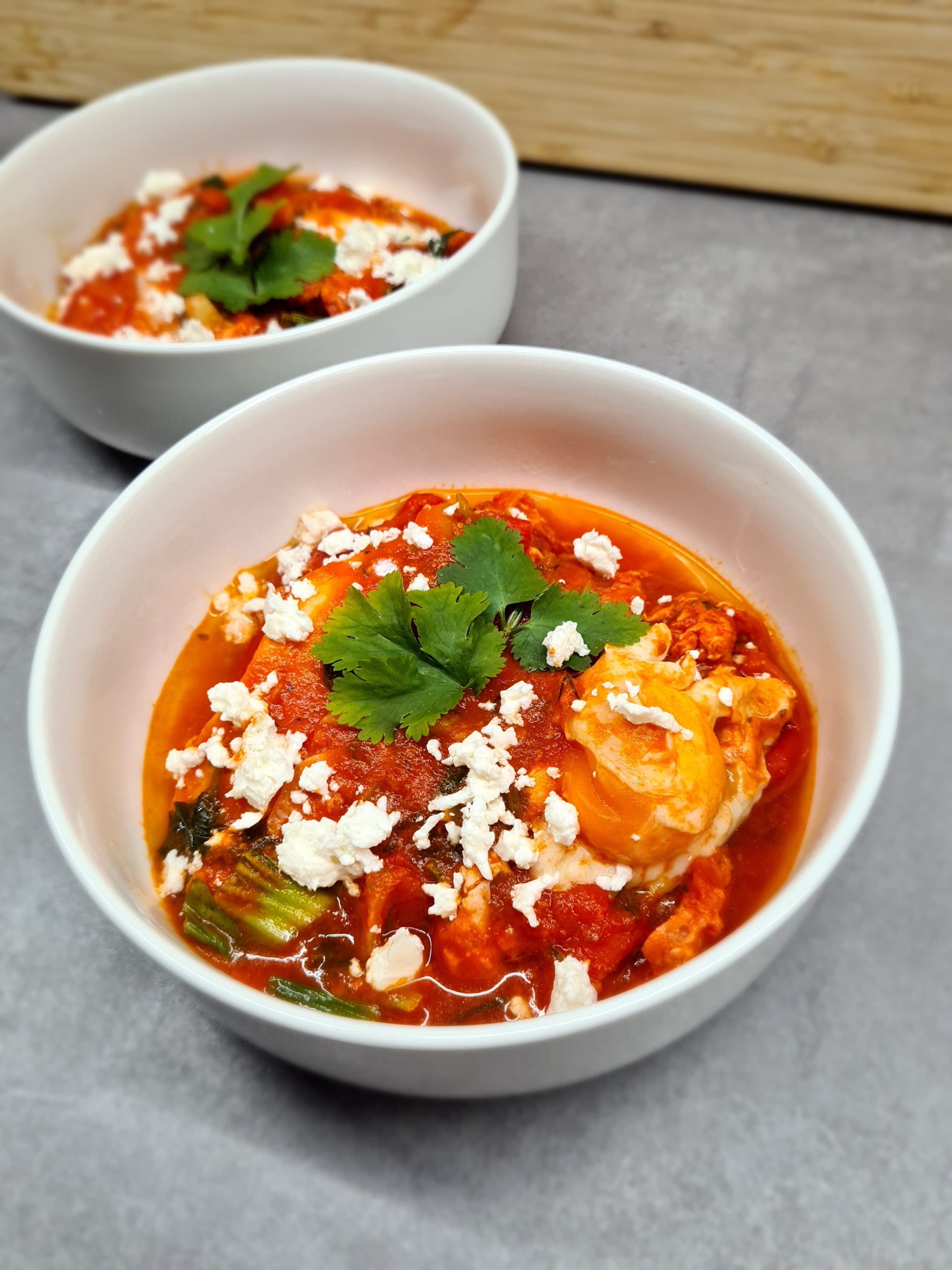 Shakshouka de Ajo Silvestre Recipe Image