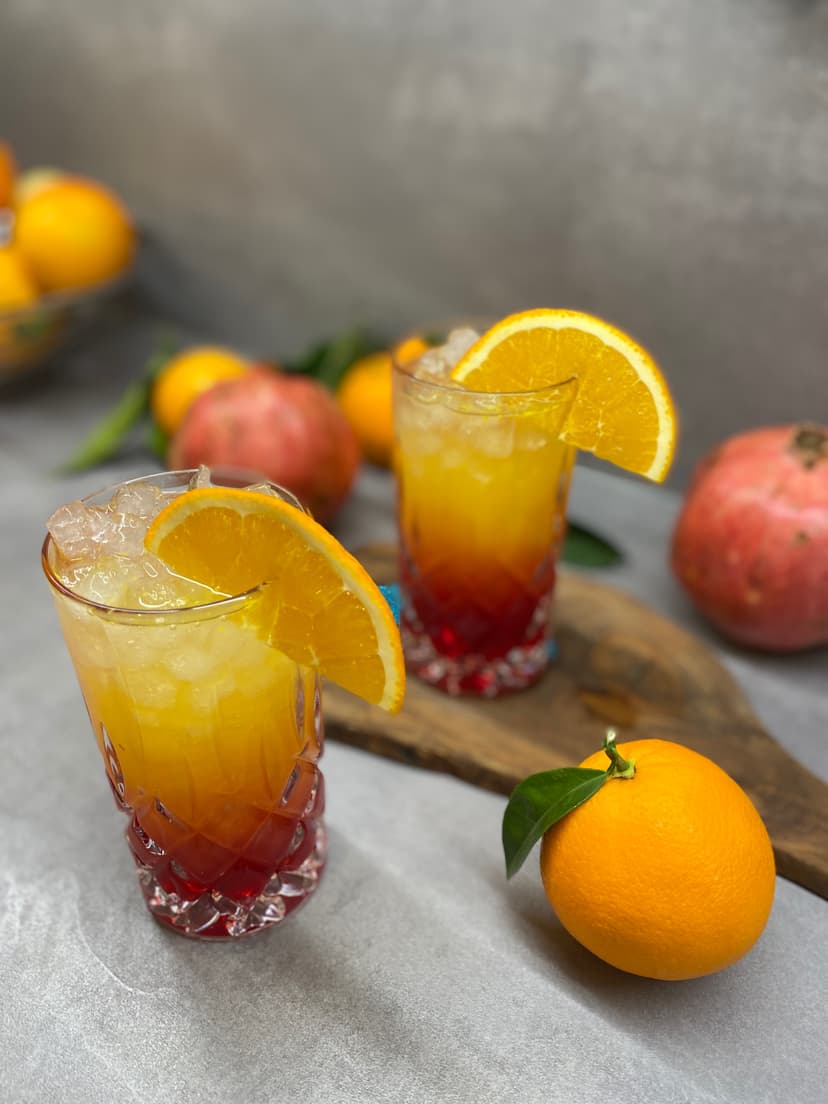 Wodka Sunrise Cocktail Rocely Rezept