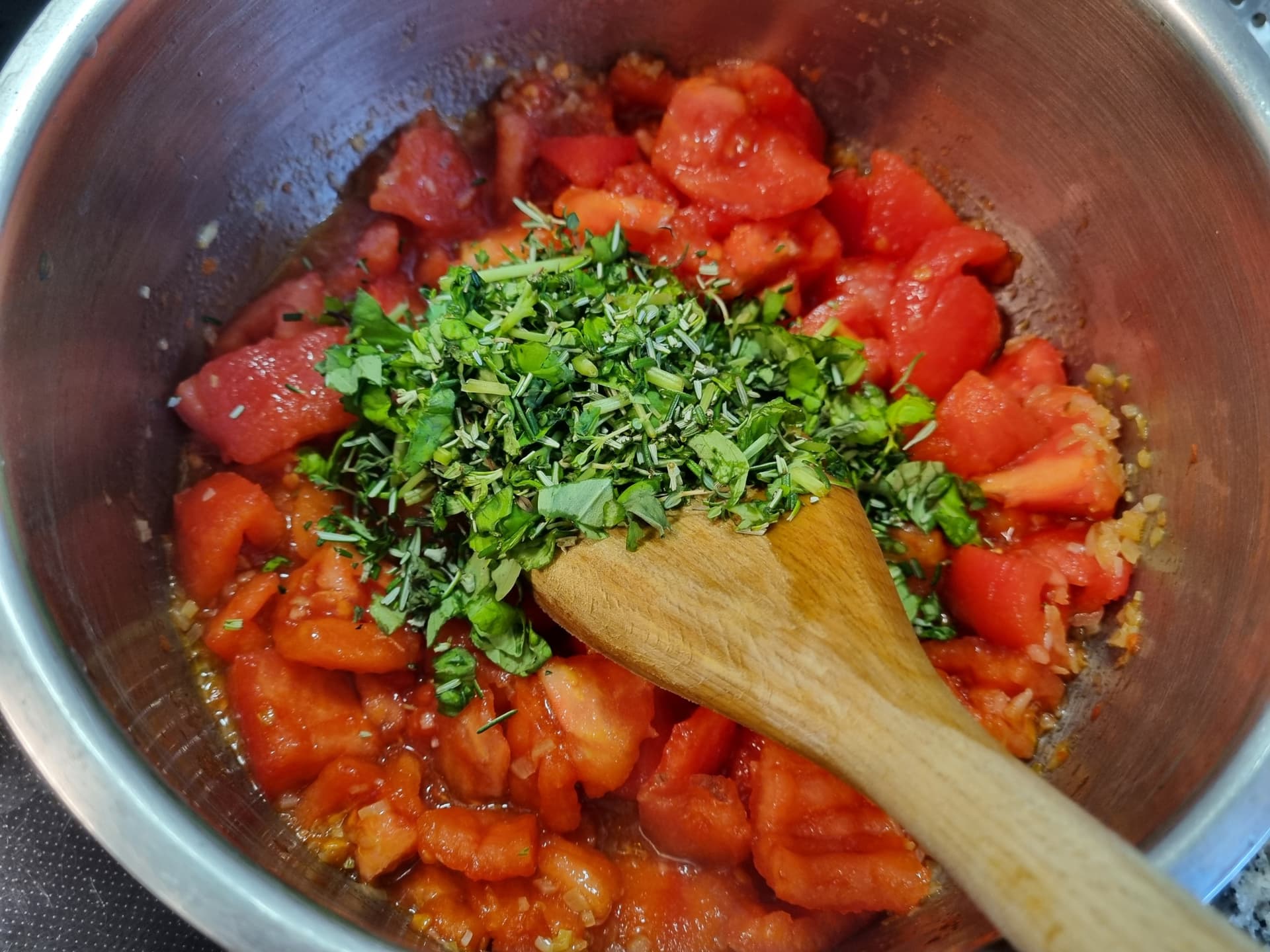 Bild für Frische San Marzano-Tomatensoße