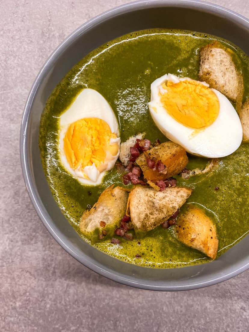 Recette Rocely de Soupe Crème d'Épinards