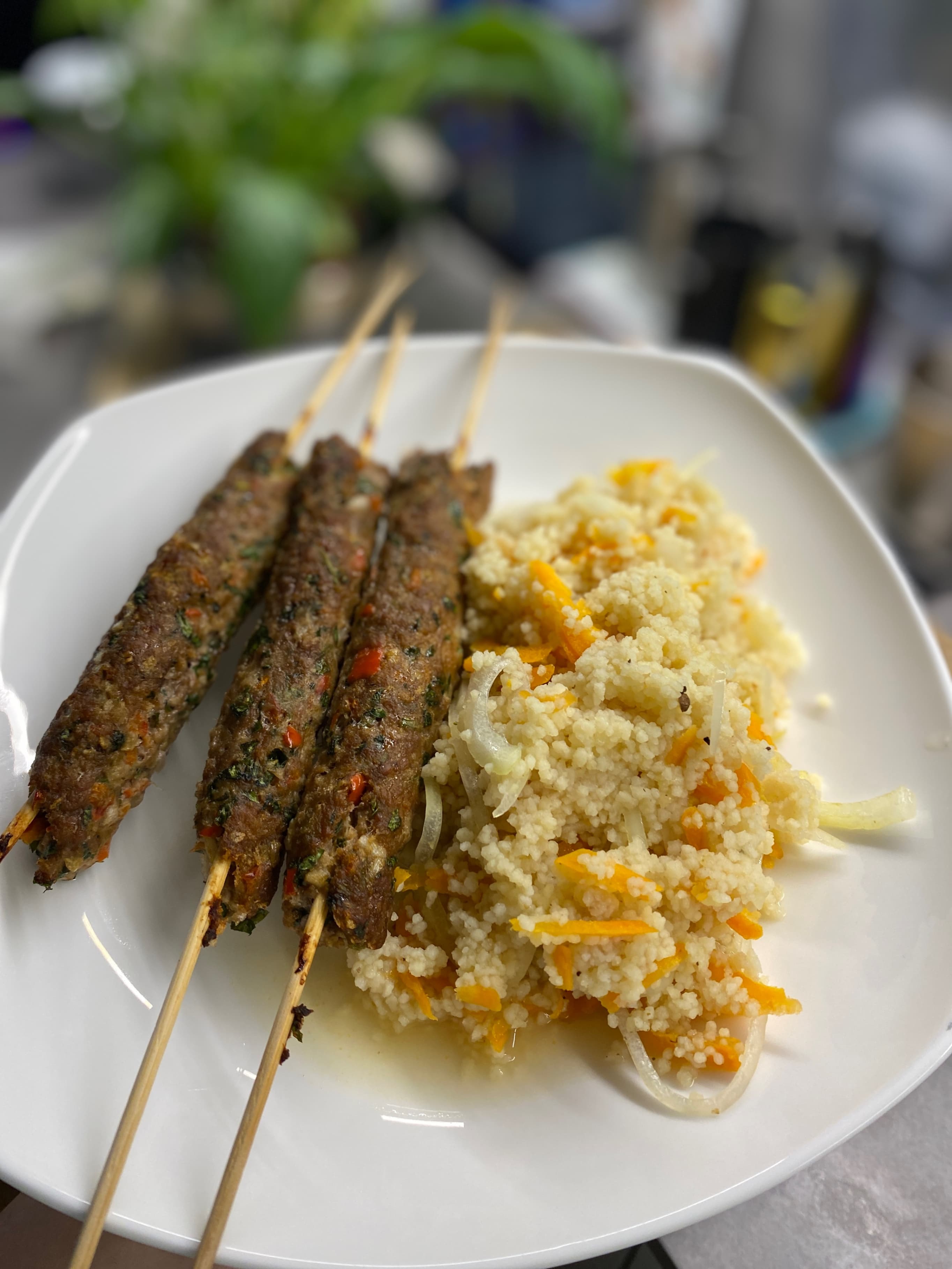 Beef Skewers with Couscous Rocely Recipe