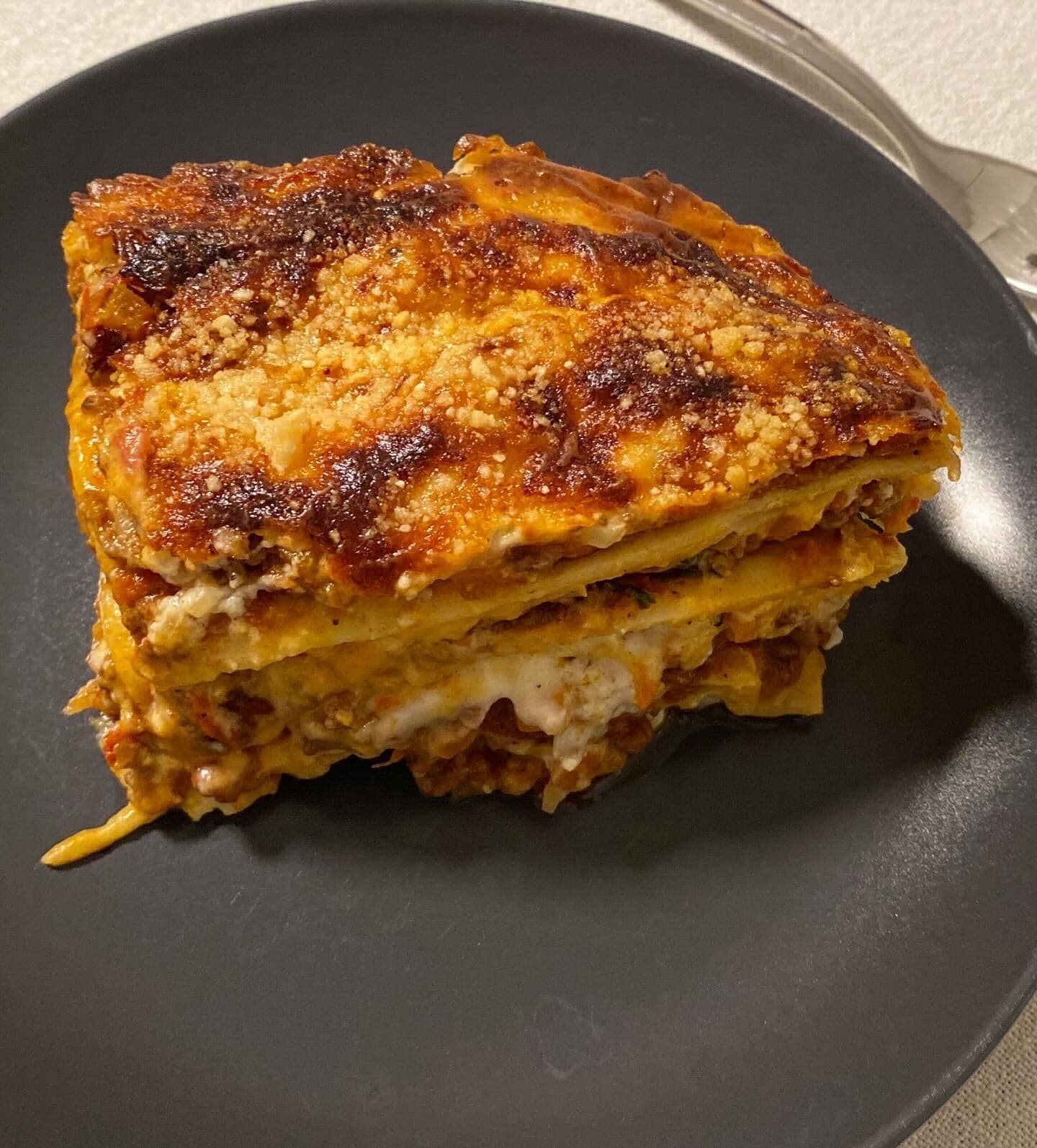 Lasagne ze świeżymi pomidorami San Marzano Recipe Image