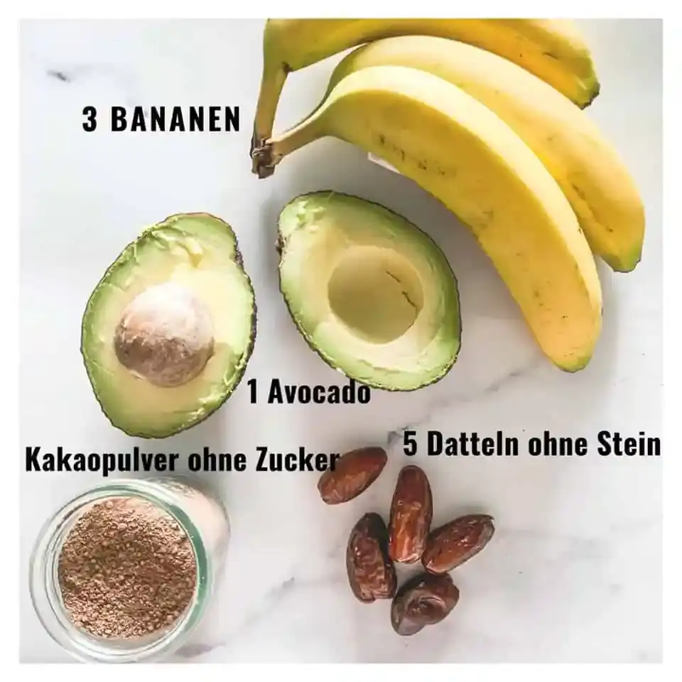 Bild für 4 Zutaten Schokomousse Vegan &amp; Zuckerfrei