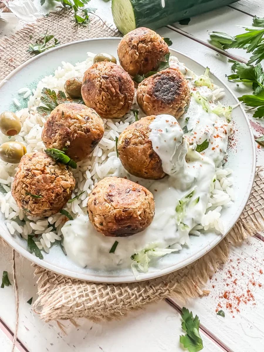 Bild für Vegetarische Hackbällchen nach griechischer Art