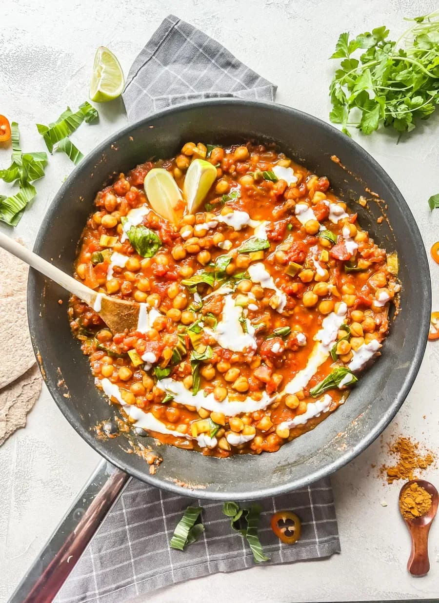 Bild für Chana Palak Masala