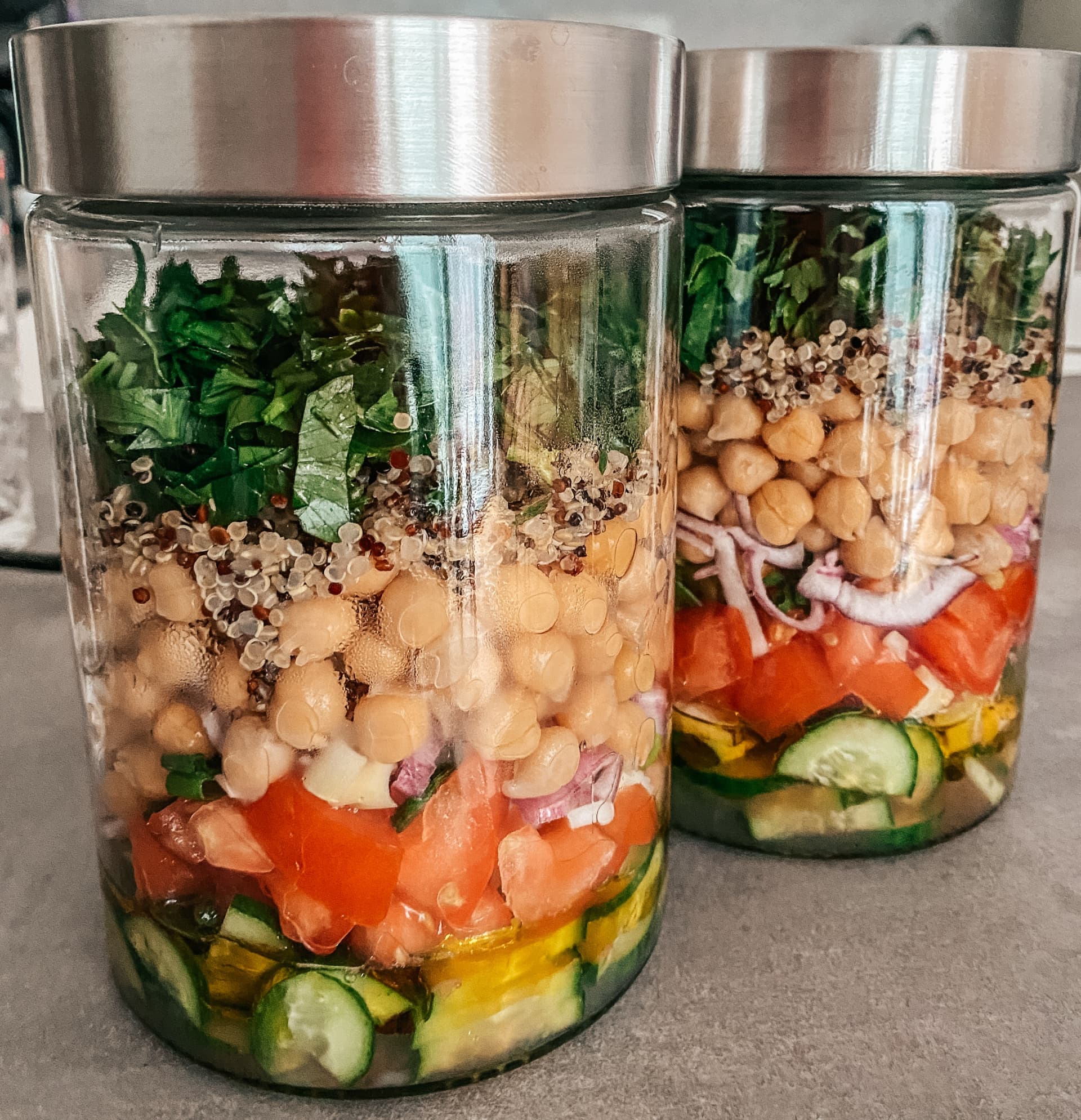 Image for Jar salad with chickpeas