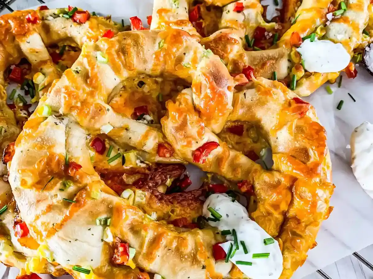 Bild für Flammkuchen Brezeln (vegetarisch)