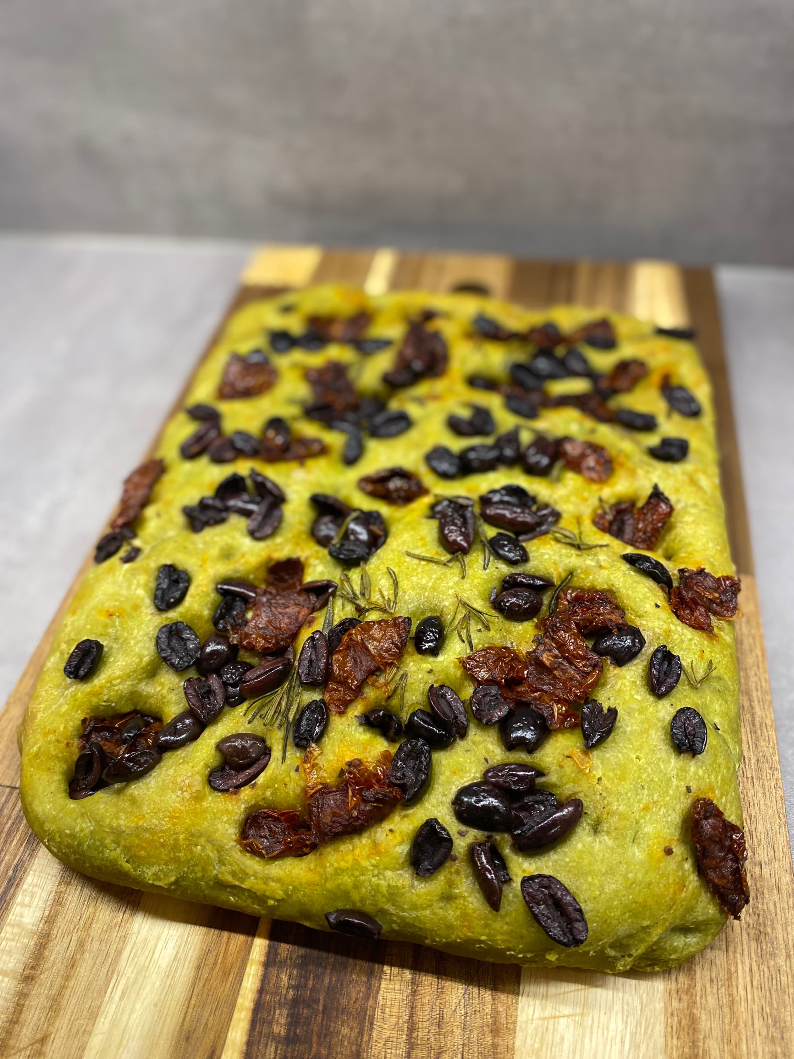 Focaccia de Espinacas y Ricotta Recipe Image