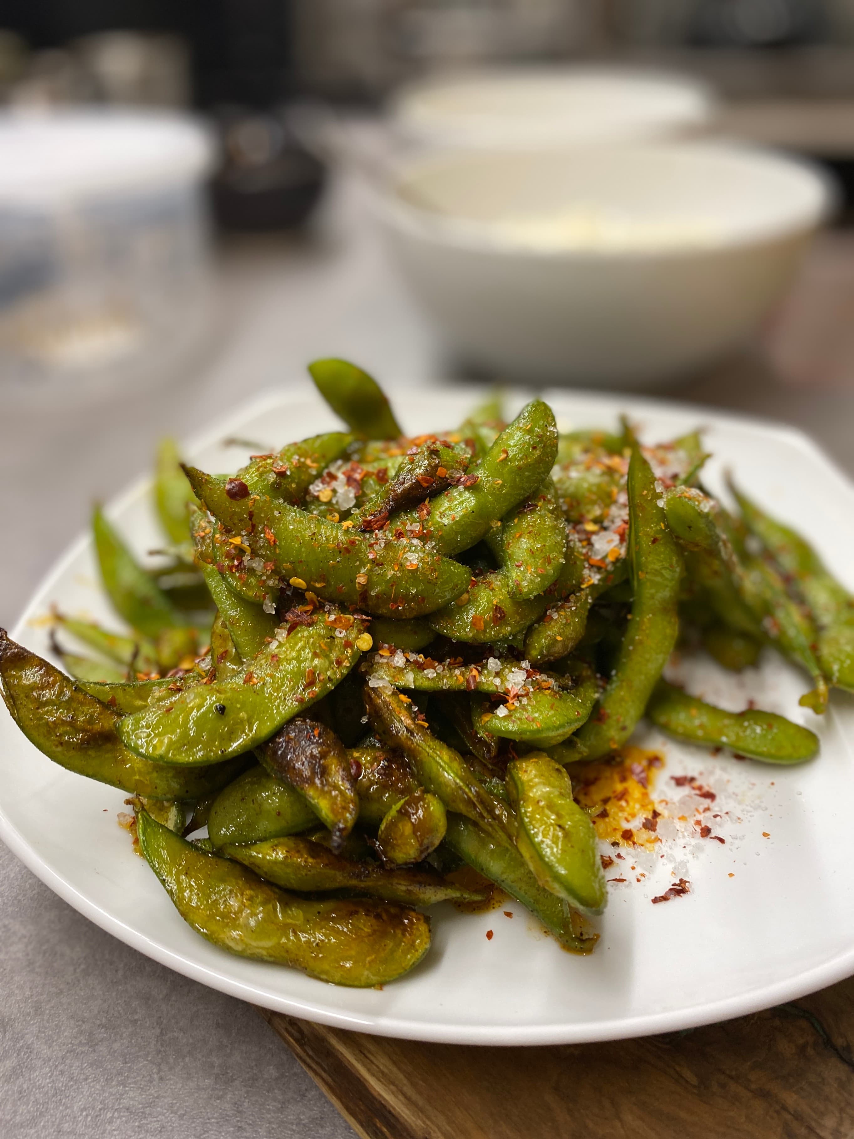Image de la recette Edamame grillés au beurre