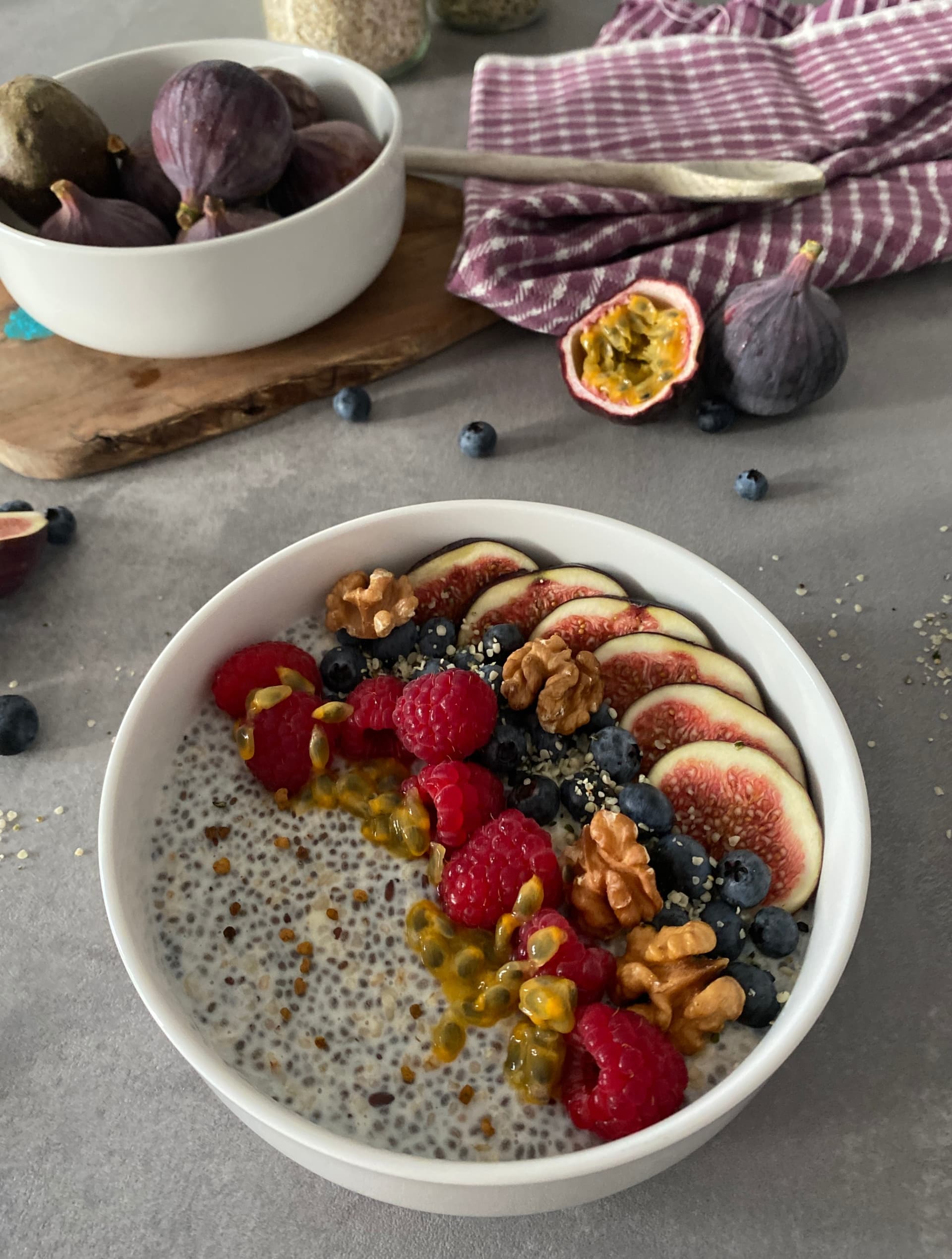 Image for Raspberry Figs Chia Bowl