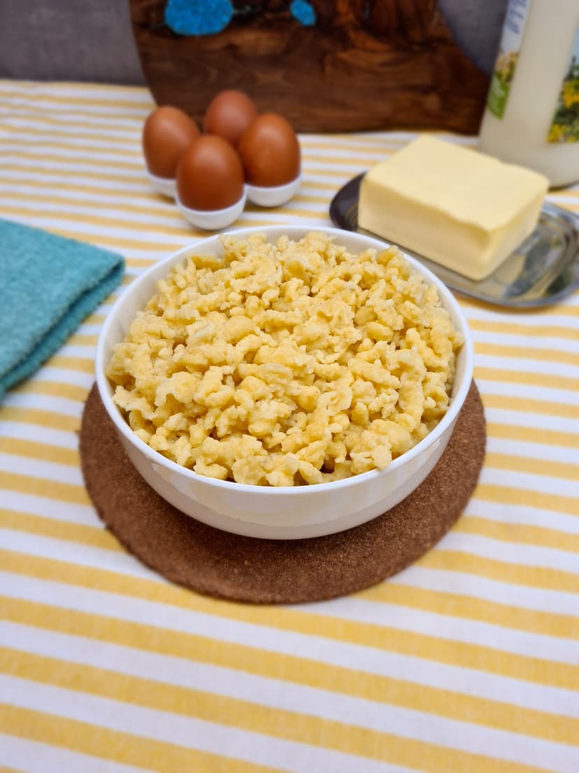 Receta de Rocely de Spätzle proteicos