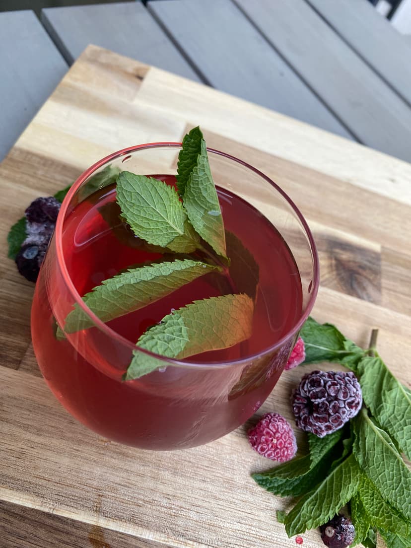 Receta de Rocely de Té Helado de Frutos del Bosque