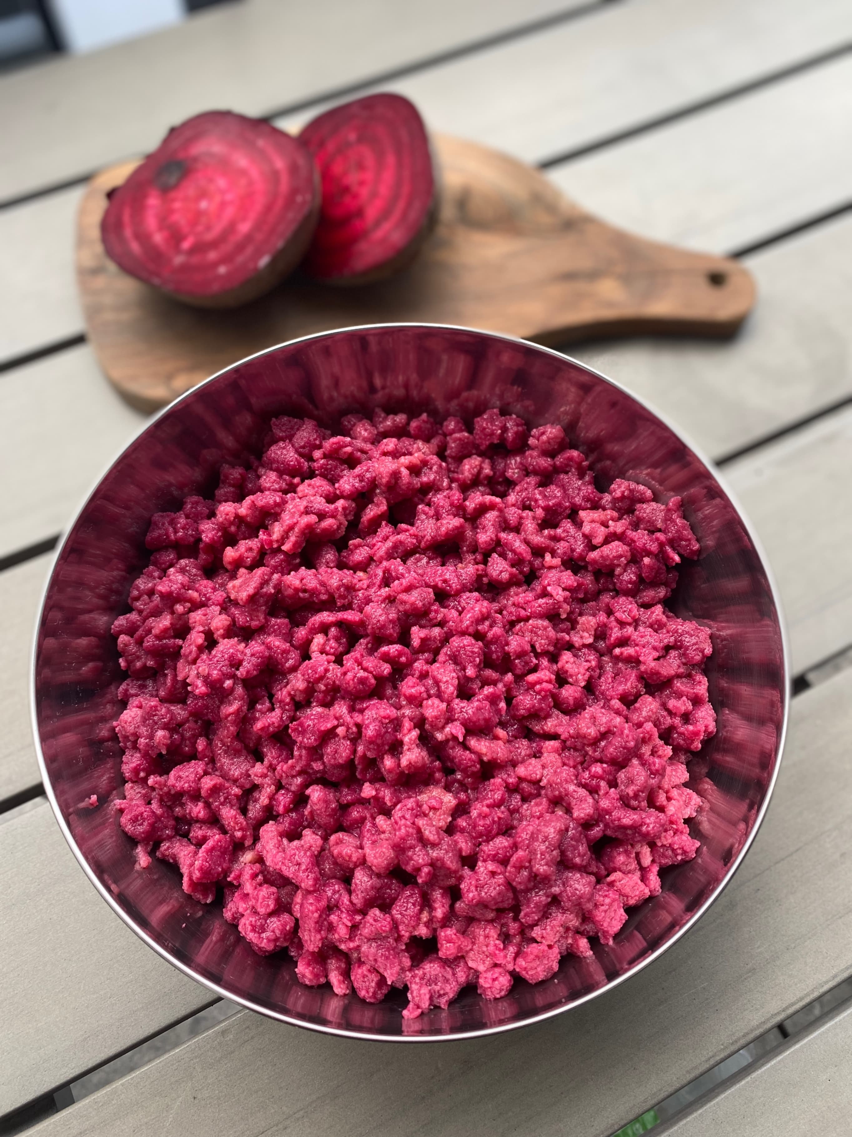 Spätzle à la betterave Recipe Image
