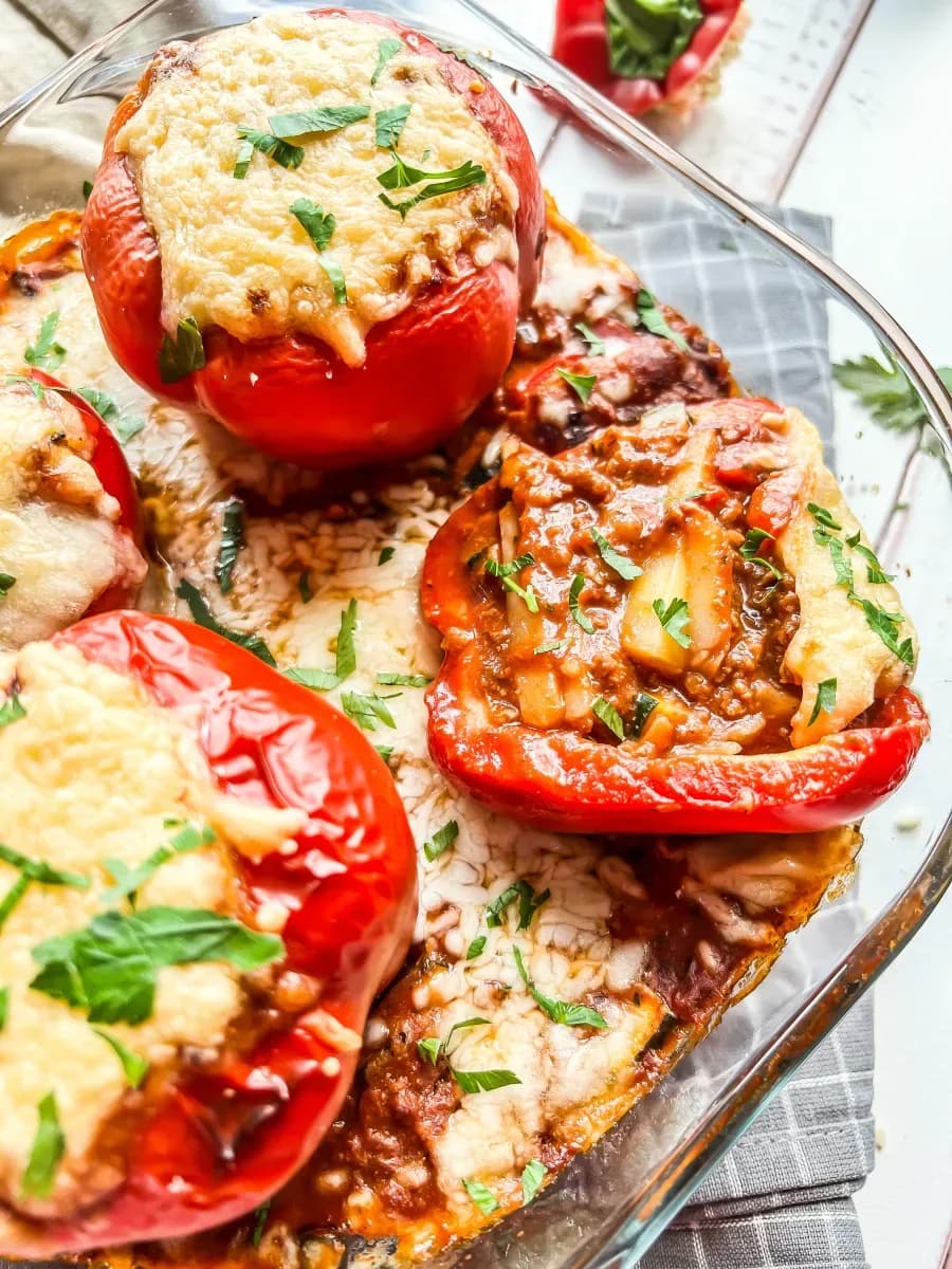 Bild für Vegetarische Paprikaschoten gefüllt mit Kartoffeln: Mein Favorit