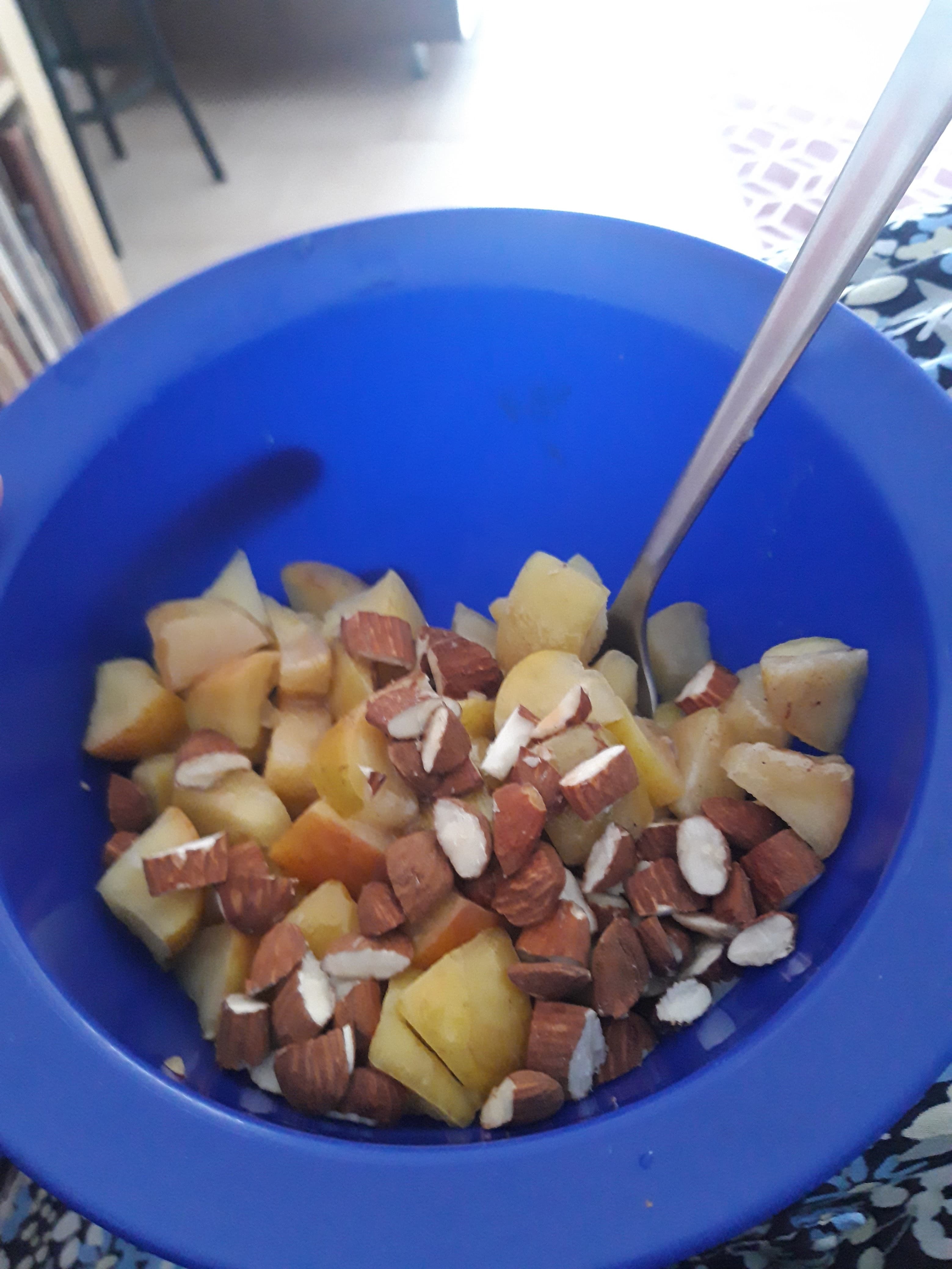 Imagen de la receta Compota de manzana con frutos secos