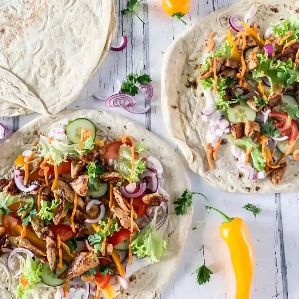 Bild für Vegetarische DönerRolle