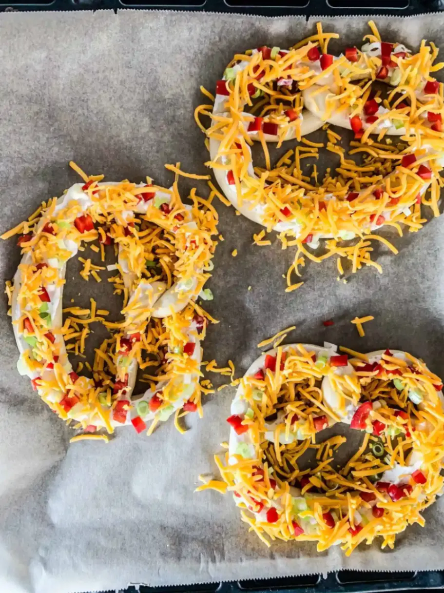 Bretzels de flammkuchen (vegetarianos)Recipe Image