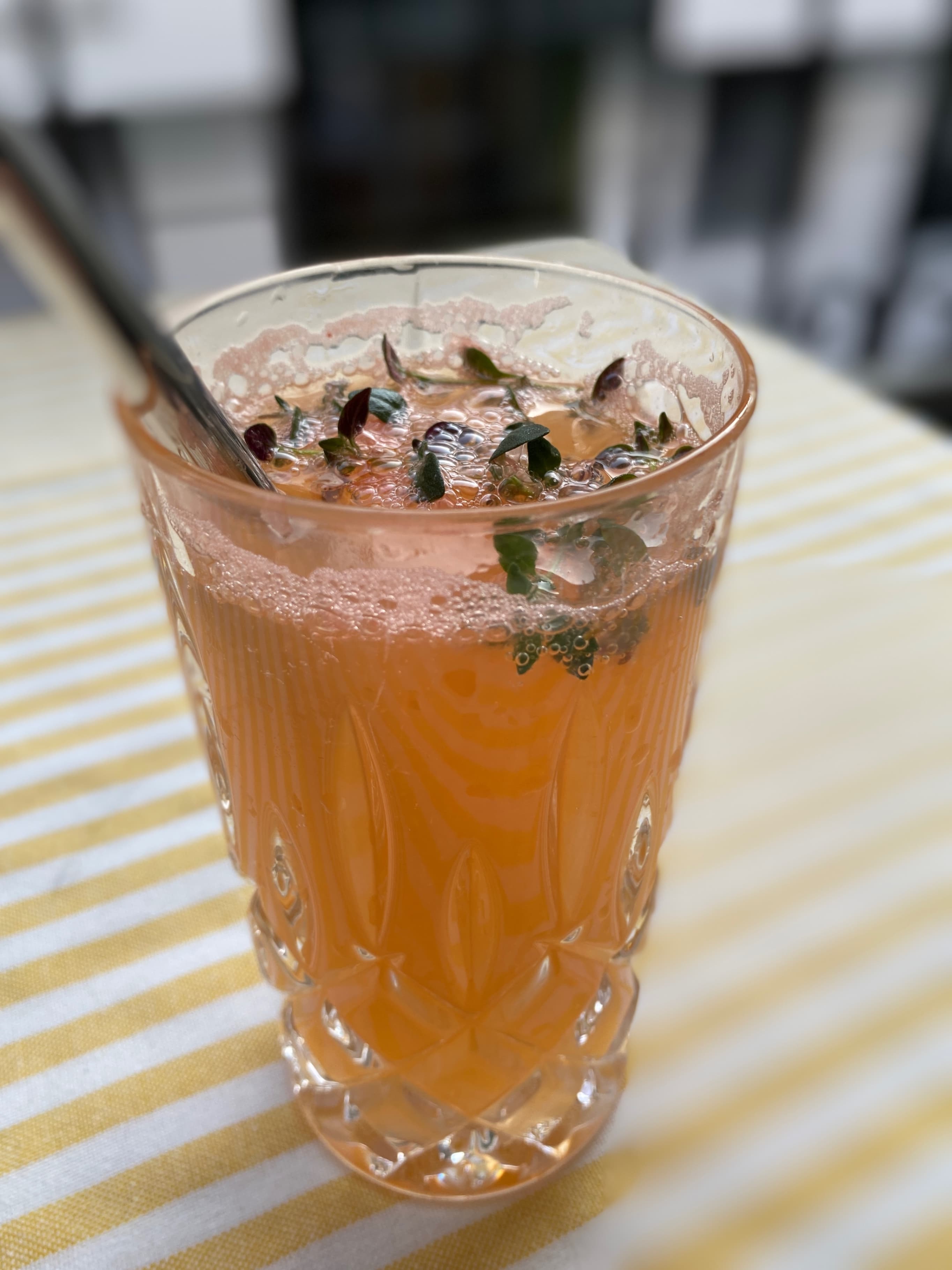 Refreshing Lemon Thyme MocktailRecipe Image