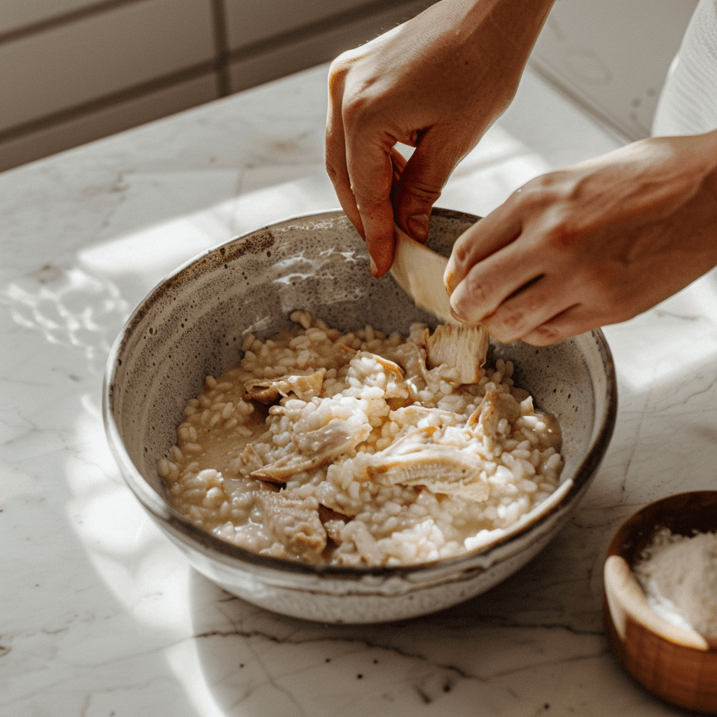Cremiges und köstliches Hähnchen-Risotto – Traditionelles Familienrezept Recipe Image